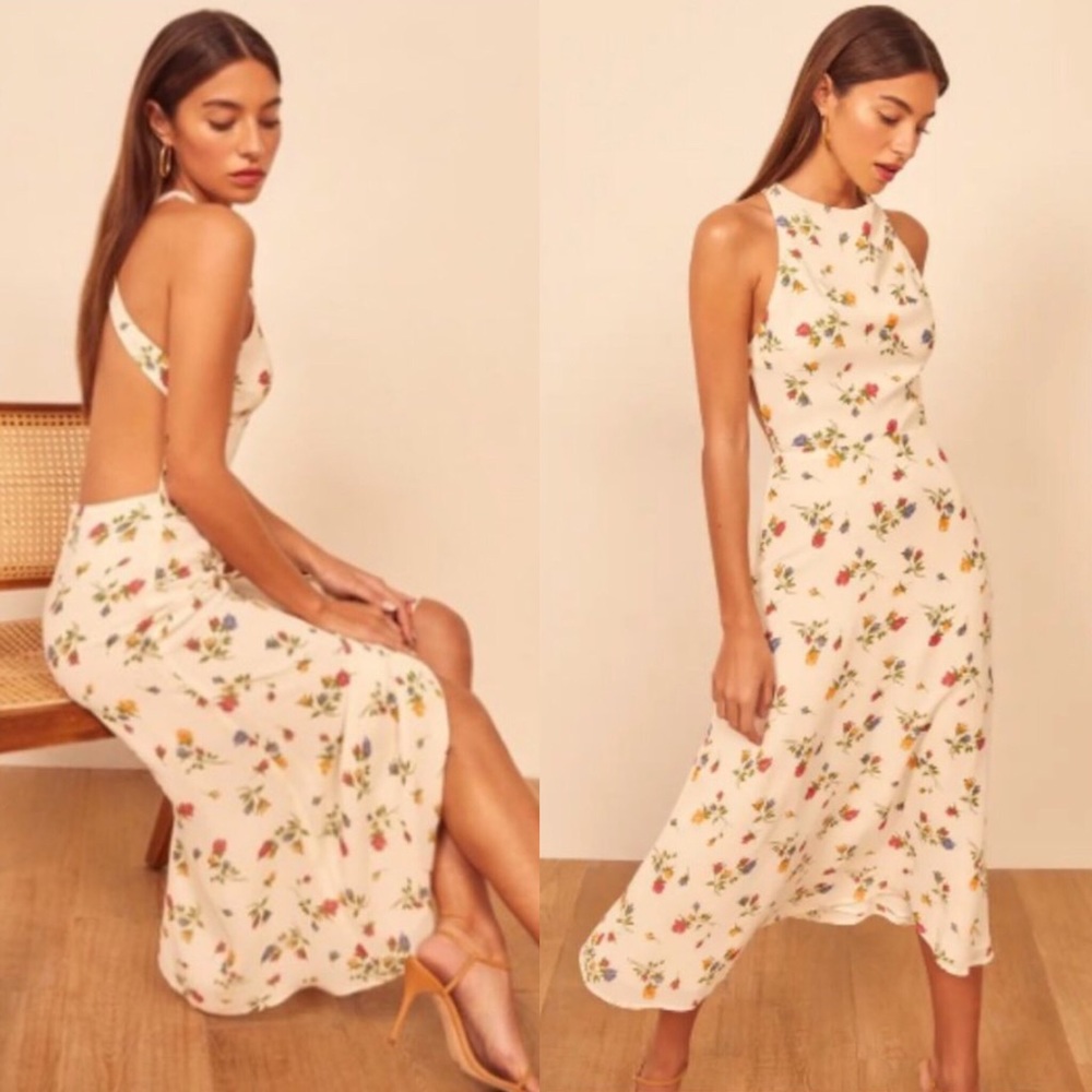 Reformation Harleen Midi Dress Neomi Floral